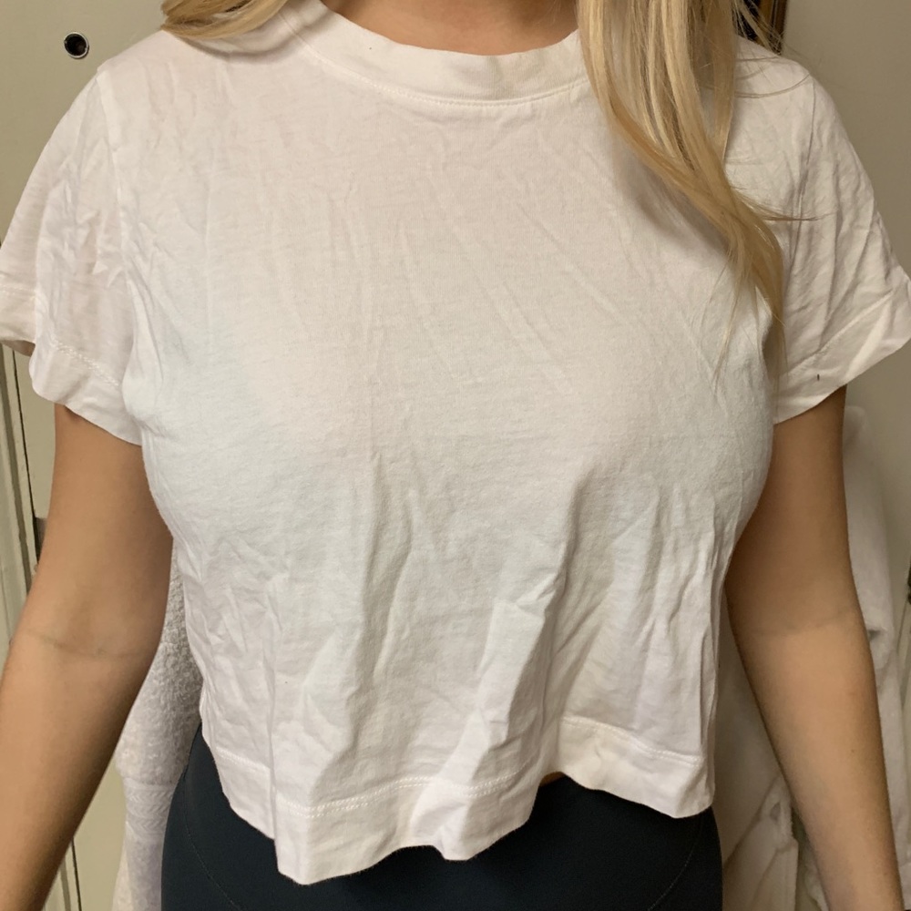 Wilfred white cropped top